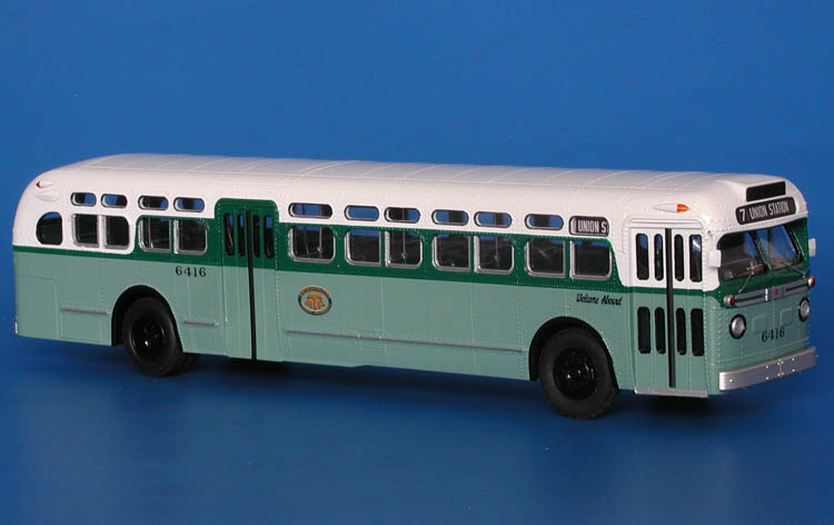 1951 GM TDH-5103 (Los Angeles Metropolitan Transit Authority 6401-6425 series). SPTC238.02-1 Model 1 48